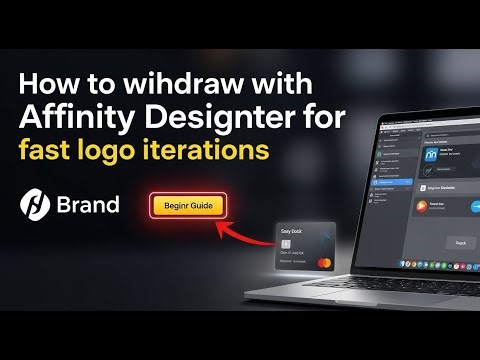How to withdraw with Affinity Designer for fast logo iterations - Beginner Guide