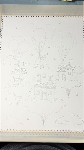 Creating a Stunning Watercolor Art of Cloud Nine Street