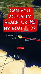 YOU CAN ACTUALLY ROW A BOAT🚣🏼‍♂️ FROM SEVERAL WATER 🌊 BODIES TO UNITED KINGDOM 🇬🇧#uk #funny