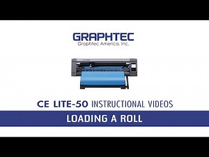 Graphtec CE LITE-50 - Loading a Roll