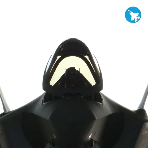 Now you see me, now you don’t ⚡The F-35’s stealth capabilities allow it to evade enemy detection and enter contested airspace. An F-35 test pilot explains more ⬇️ | F-35 Lightning II