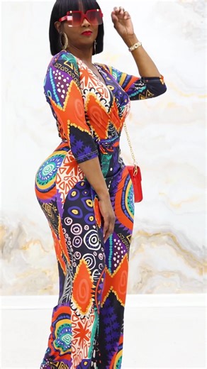 There’s just something 'wow' about this jumpsuit ✨ Search: -The Tribe Jumpsuit. Sizes available: S/M - 2X/3X. Stretchy: Yes! Inseam: 31.5