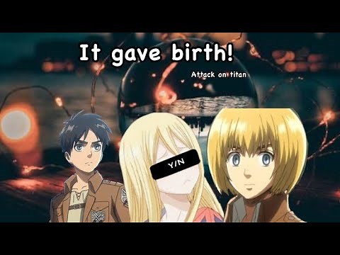 It gave birth! |{ AOT x F!Y/N }| Spider vs Y/N, Eren, Armin