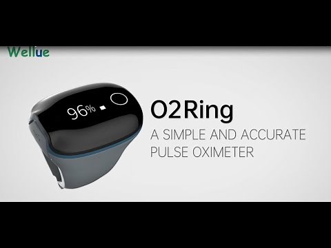 Wellue O2Ring Continuous Oxygen Monitor --Track Oxygen Level and Heart Rate Overnight