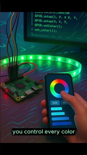 LED Strip Room Glow-Up with Raspberry Pi 🌈✨ | DIY Mood Lighting