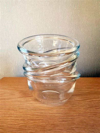 Small Bowls in Clear Glass by Kaj Franck - Set of Three - Etsy UK
