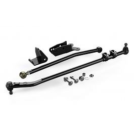 JK: HD Forged Drag Link Flip Kit W/ Front Track Bar Drop Bracket & Frame Brace Kit