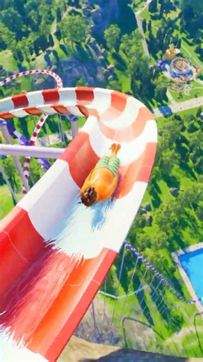 How Does This Even Work? – Planet Coaster 2 #waterslide #shorts #waterpark