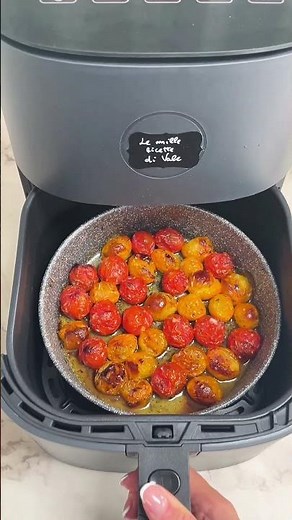 CONFIT CHERRY TOMATOES WITH FETA CREAM IN THE AIR FRYER #airfryer #airfrier