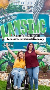 Come along for an accessible weekend in Michigan’s capital! 🎉 From animal encounters to rooftop views, Greater Lansing is packed with fun, inclusive experiences. Here were our stops: 🦁 @potterparkzoo 🍝 @reotownclubhouse 🛍️ @reotownmarketplace 🎨 Murals throughout @reotownlansing 🏛️ @mistatecapitol 📚 @michigan_history_center ☕ @mokacocoffee 🌸 @msuhorticulturegardens 🖼️ @msubroad 🍴 @jollypumpkinel 🍹 @graduaterockbar 🍳 @the.peoples.kitchen 🌽 @meridianfarmersmarket What spot are you addi