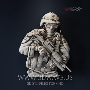 3D STL Files for American Army Soldier - Digital Download - Etsy