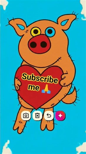 how to draw a 🐖 pig 🐽 step by step #art #transformation #easydrawing #shorts