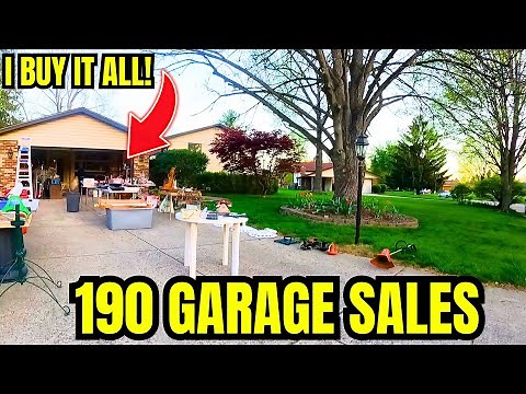 WE WENT WILD AT THE LARGEST COMMUNITY YARD SALE