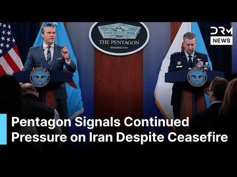 FULL PRESSER: Hegseth Says US Will Stay in Region After Iran Ceasefire, Warns of More Action | AC1G