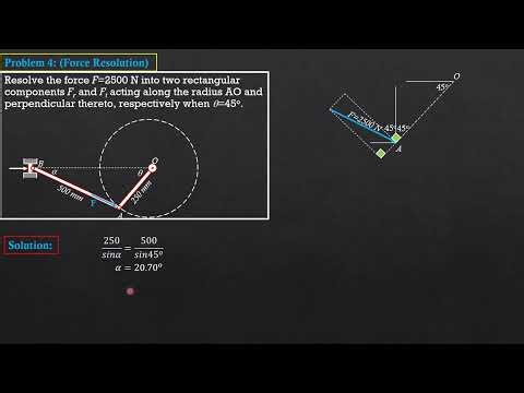 SOLVED PROBLEMS in STATICS, PROBLEM 4