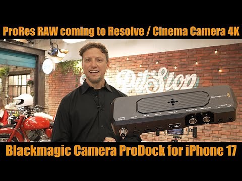 Blackmagic Camera ProDock explained / ProRes RAW coming to Resolve + Cinema Camera 4K