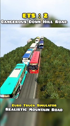 ETS : 2 | Euro Truck Simulator | Down Hill Road | #shorts #ets2 #eurotrucksimulator2