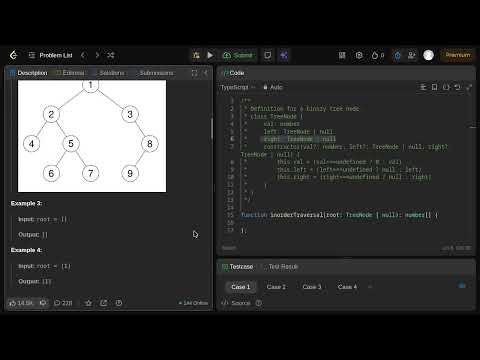 [26] LeetCode: Binary Tree Inorder Traversal | Step-by-Step Solution