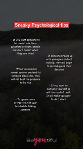 Sneaky Psychological tips #psychologicaltips #sneakytips #facts #dailyfacts #onlyfacts #factsoflife #knowledge #psychology #psychologyfacts #explore #fyp #explorepage | Beyoutiful