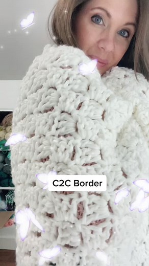 Crochet C2C Border Tutorial for Beginners