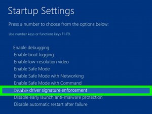 Driver Signature Enforcement Overrider Windows 10