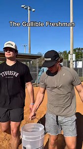 63K views · 1.7K reactions | The Gullible Freshman ???? #baseball #comedy #freshman | Cake3live | Facebook