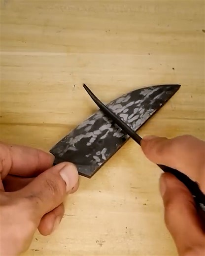 Forging a Damascus Knife from Grover Washers | DIY & Crafts