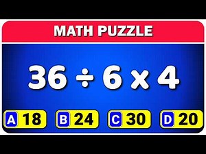 Math Puzzle Game | Math Quiz Questions | Math Game | Math Puzzle Question with Answers