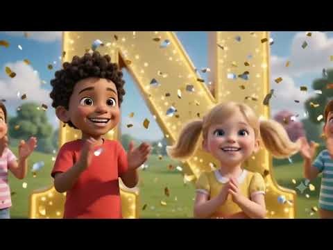 Learn N Phonics Song | N Says /n/ | Learn Letter N with Fun! 🌈🎵 ⭐