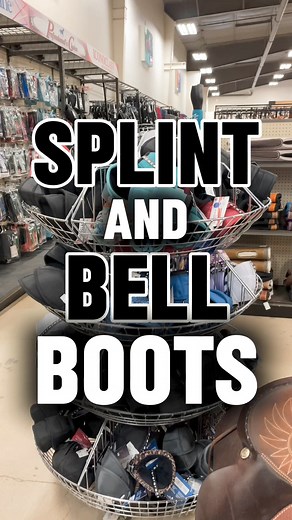 13 reactions | Step it up a notch with new Splint and Bell Boots!  #equestrian #tack #horsetack #horsebackriding #rodeo #rodeolife #rodeotime #rodeostyle #rodeosupplies #splintboot #bellboots #country #westernstyle #countrystore #southernliving #texas #westernlifestyle #southern #store #rodeo #westernwear #work #ranchlife #cowboy #ranching | D&D Texas Outfitters | Facebook