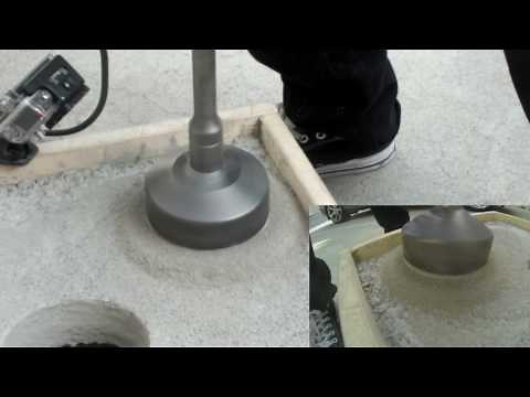 Dry Concrete Coring with your rotary hammer
