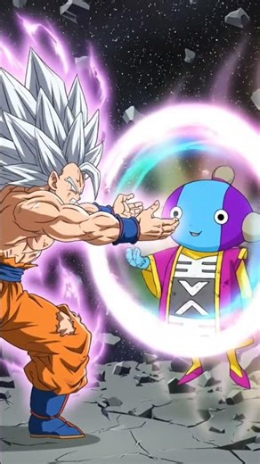 Goku vs zeno intense battle #dragonball #anime #goku #zeno #