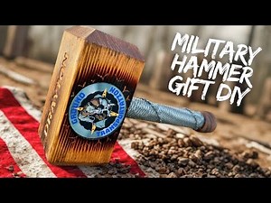 How to Make a DIY Wooden Military Thor Hammer Gift
