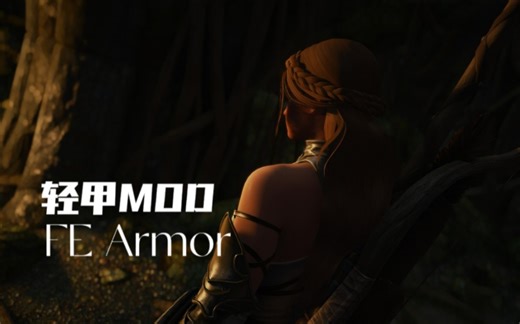 【上古卷轴5】服装MOD推荐：轻甲——FE Armor by crimskyrim