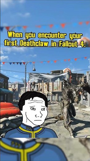 #ad When you encounter your first Deathclaw in Fallout 4 @bethesda #Fallout #Fallout4 #Fallout76