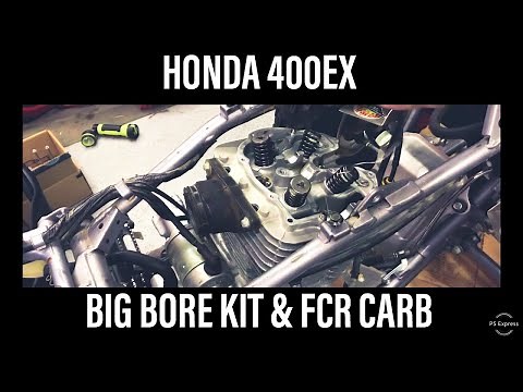 Honda 400EX Big Bore Kit and FCR Carburetor Install