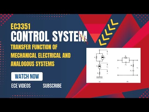 Transfer Function of Mechanical System/ problem #1/Unit_I/control system