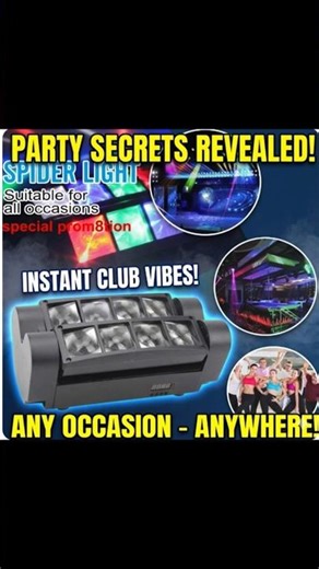 Turn Your Home into a CLUB Instantly! 💃🕺 | LED Mini Spider Light Review