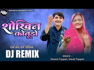 sokhin kanudo dj remix || sharda prajapati song || shailesh prajapati song || new gujarati dj remix