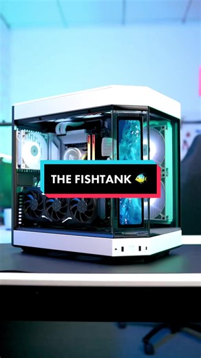 Check out how our PC experts build our FISHTANK PC! 🦈 Want to get this masterpiece like this? Head over to www.aftershockpc.com!