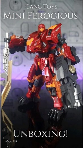 Decepticon Rampage | Cang Toys Mini Ferocious Unboxing! #transformers #toys #predaking