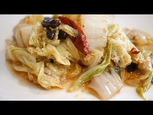 Stir fry Chinese cabbage - cheap and tasty