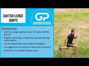 Switch Lunge Jumps: Exercise Demonstration