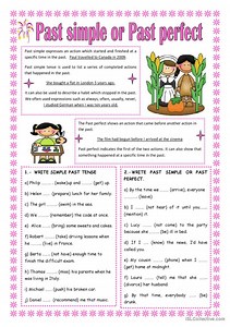 PAST SIMPLE or PAST PERFECT