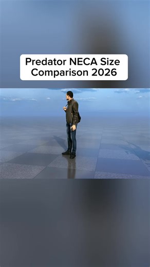 #predator Predator NECA Size Comparison 2026 #wolfpredator | Predators Action Figure