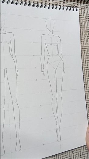 Fashion Figure Drawing Step by Step ✏️ | Beginner Friendly