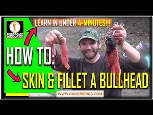 How-To: Skin, Clean & Prepare Bullhead To Eat (Learn In Under 4-Minutes!!!) Pliers or Forceps?