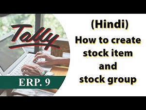 stock group and stock item in Tally ERP9 | Letstute Accountancy