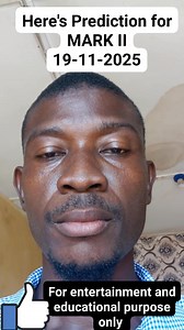Here's Prediction for MARK II 19-11-2025.#Prediction | Amos Sunday Oluwatosin