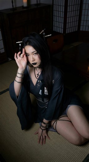 Your favorite Goth Asian girl, If you see this, it’s a sign for you to get an Asian Goth Girlfriend #goth #gothgirl #girlfriend #relationships #gothic